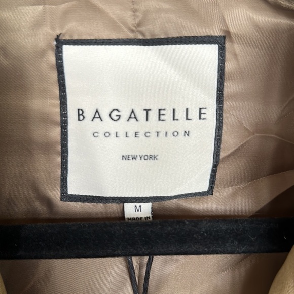 Bagatelle Faux Leather Cropped Jacket Size Medium - Picture 3 of 6